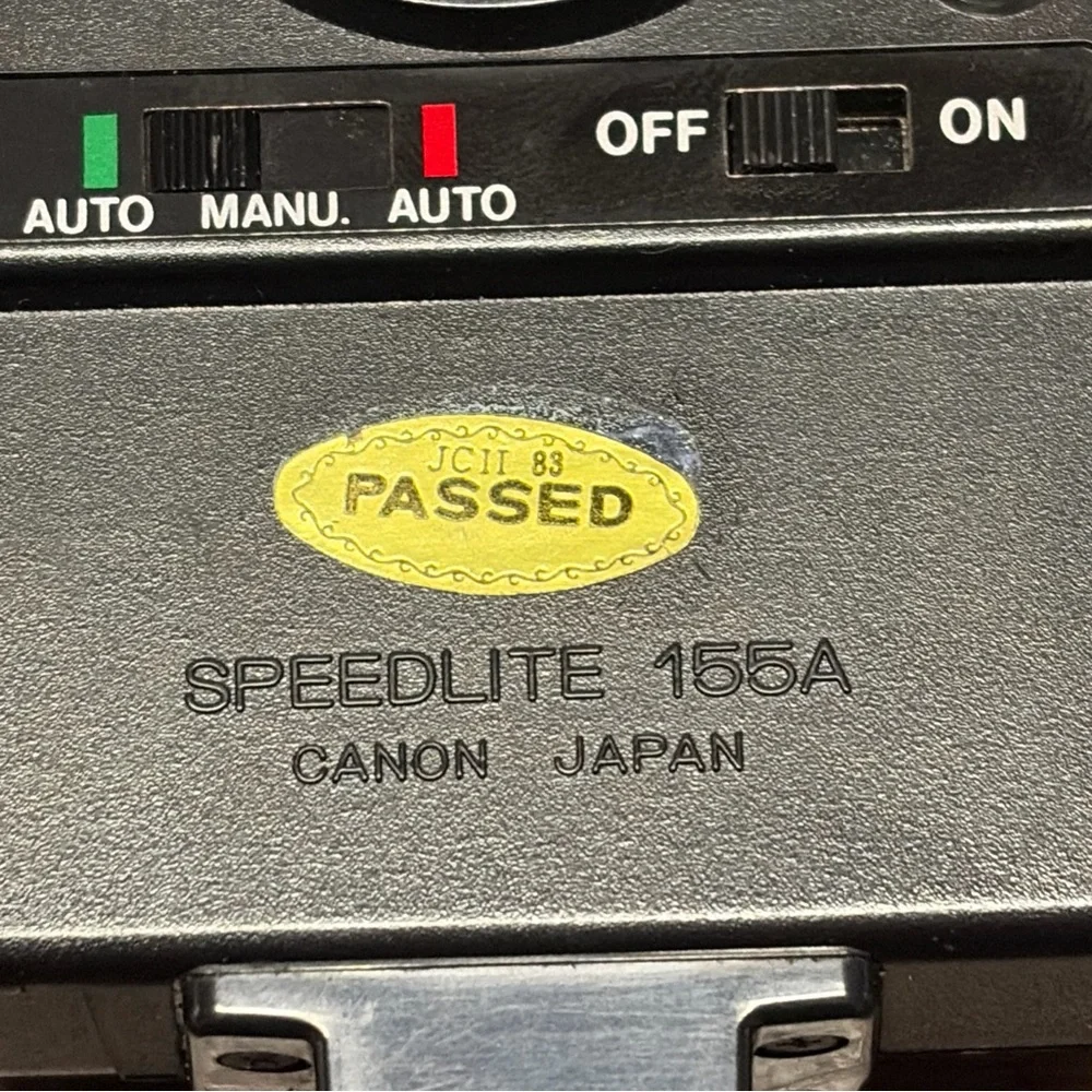 Canon Speedlite 155A Flash with Black Case